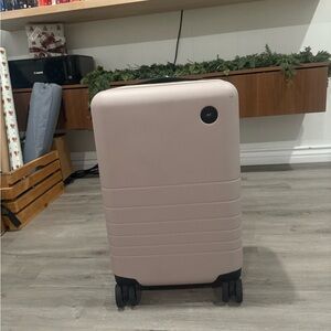 Monos Carry-On Suitcase in Desert Taupe - Gently Used